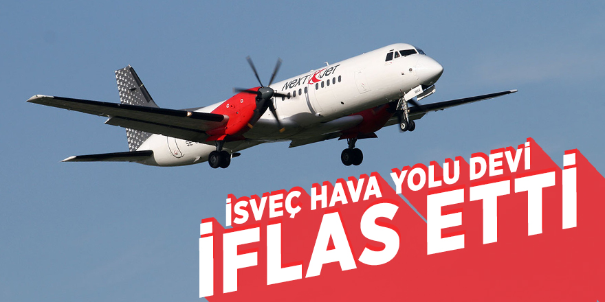 İsveç hava yolu devi iflas etti