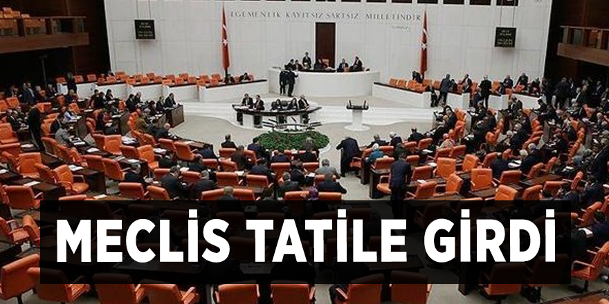 Meclis tatile girdi