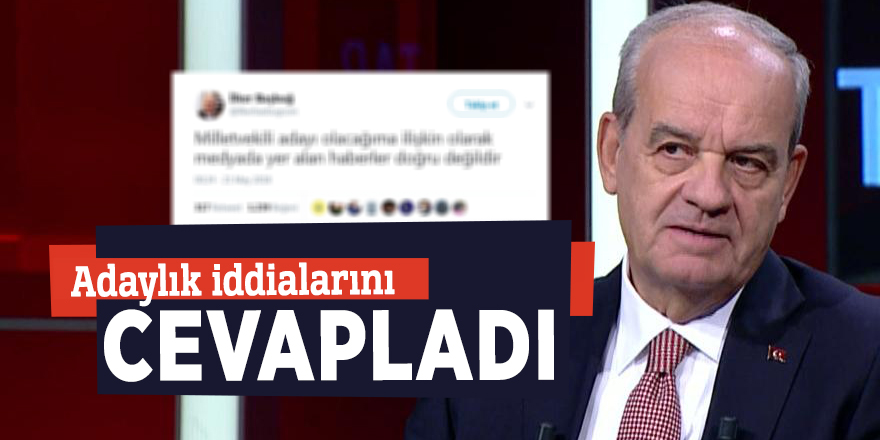 Adaylık iddialarını cevapladı