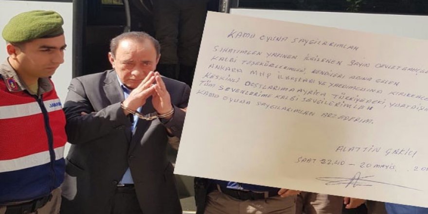 Alaattin Çakıcı'dan Bahçeli'ye 'geçmiş olsun' teşekkürü