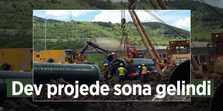 Dev projede sona gelindi