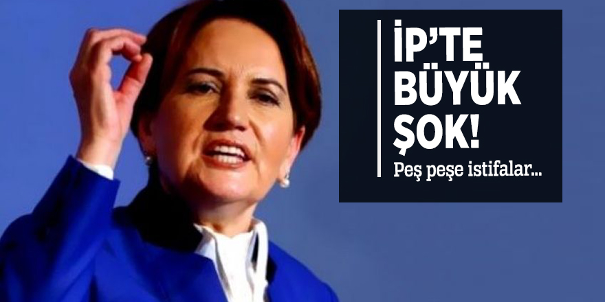 İP’te büyük şok! Peş peşe istifalar