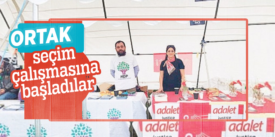 Ortak seçim çalışmasına başladılar!