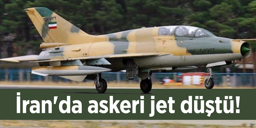 İran'da askeri jet düştü!