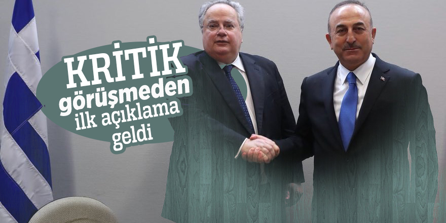 Kritik görüşmeden ilk açıklama geldi