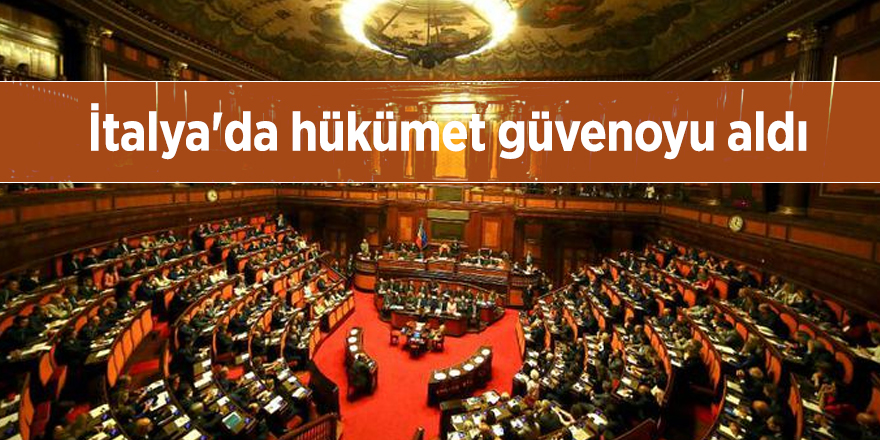İtalya'da hükümet güvenoyu aldı