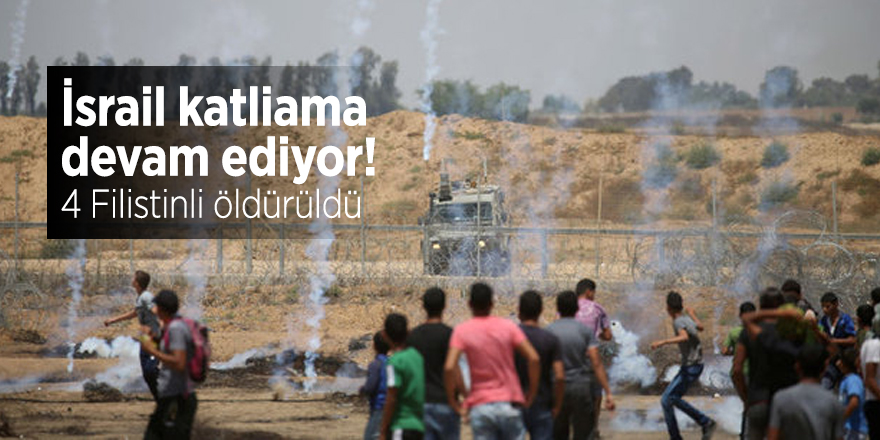 İsrail katliama devam ediyor! 4 Filistinli öldürüldü