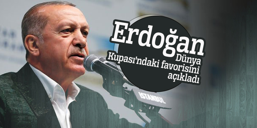 Erdoğan Dünya Kupası'ndaki favorisini açıkladı