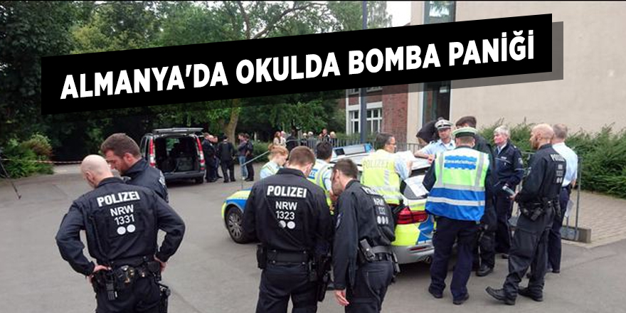 Almanya'da okulda bomba paniği