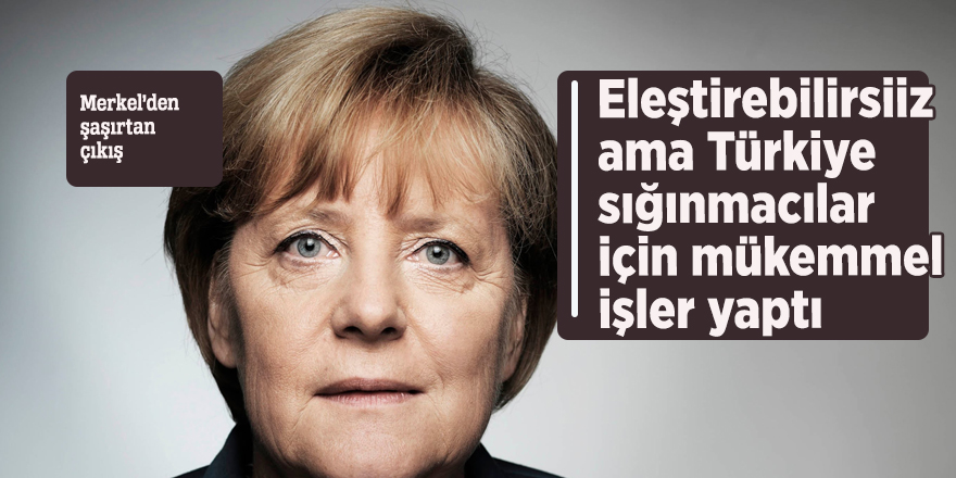 "Eleştirebilirsiniz ama Türkiye sığınmacılar için mükemmel işler yaptı"