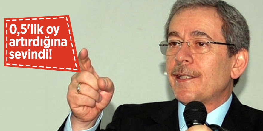 Şener 0,5'lik oy artırdığına sevindi!