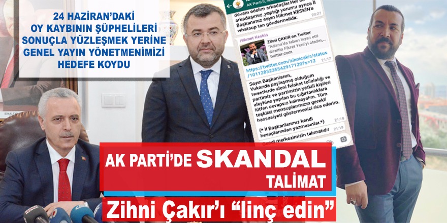 AK Parti Düzce İl Başkanı Hikmet Keskin’den Zihni Çakır’ı linç çağrısı