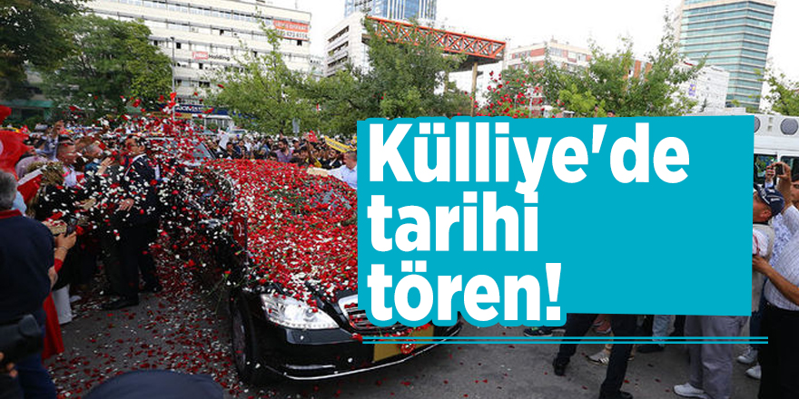 Külliye'de tarihi tören!