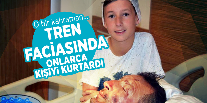 11 yaşındaki çocuk tren faciasında onlarca kişiyi kurtardı