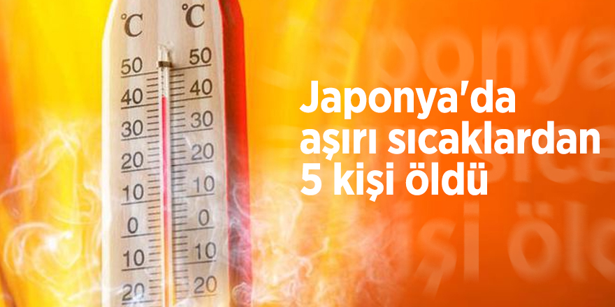 Japonya'da aşırı sıcaklardan 5 kişi öldü