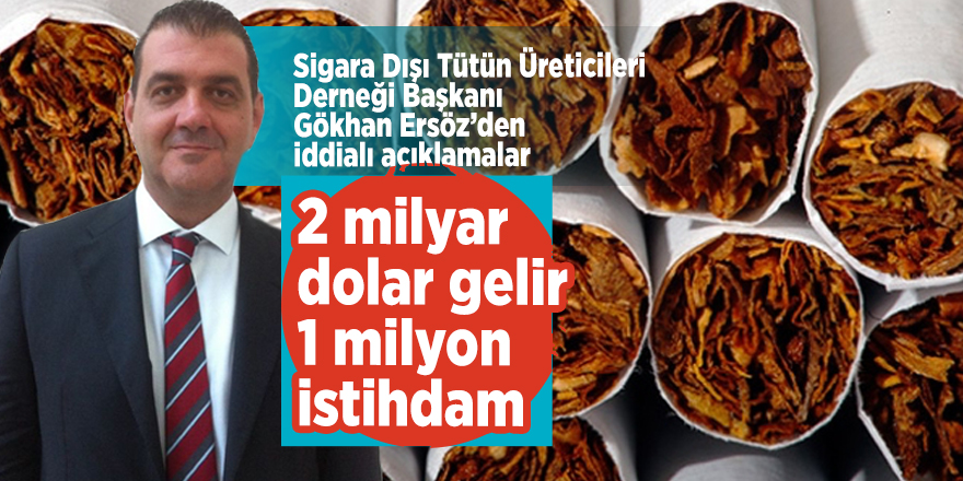 2 milyar dolar gelir 1 milyon istihdam