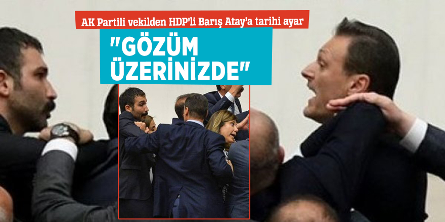 AK Partili vekilden HDP’li Barış Atay’a tarihi ayar