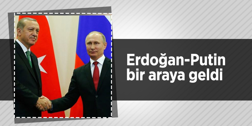 Erdoğan-Putin bir araya geldi