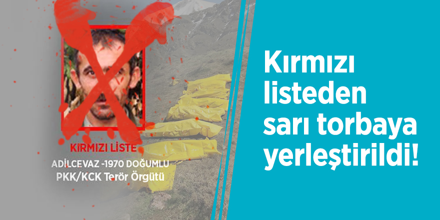 Kırmızı listede yer alan terörist öldürüldü