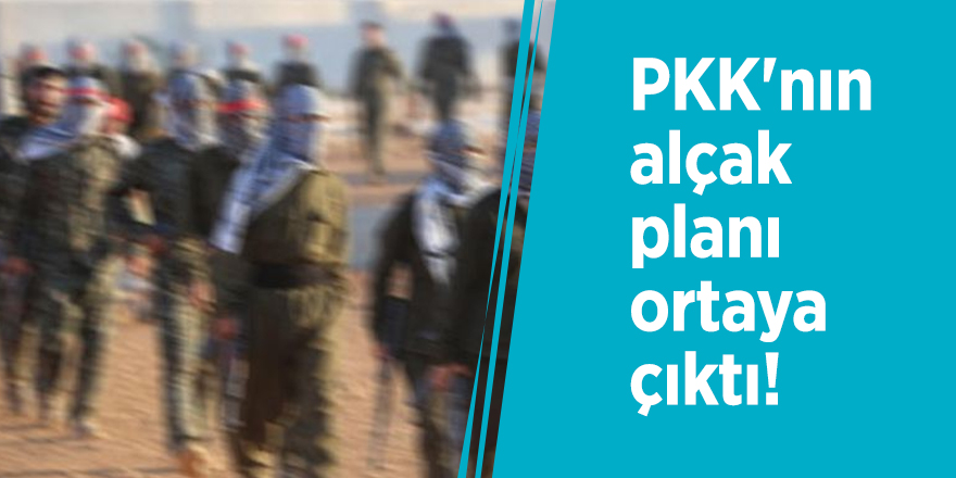 PKK'nın alçak planı ortaya çıktı!