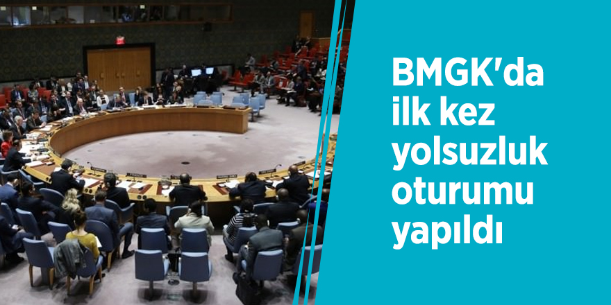 BMGK'da ilk kez yolsuzluk oturumu yapıldı