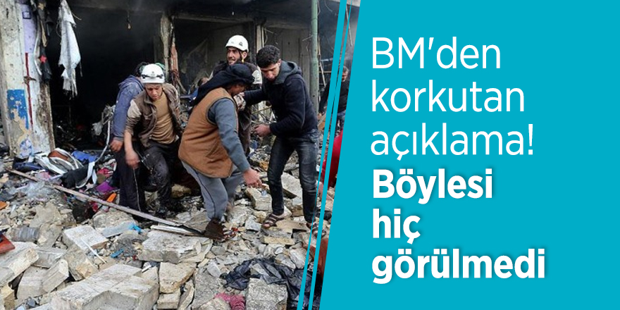 BM'den korkutan açıklama! Böylesi hiç görülmedi