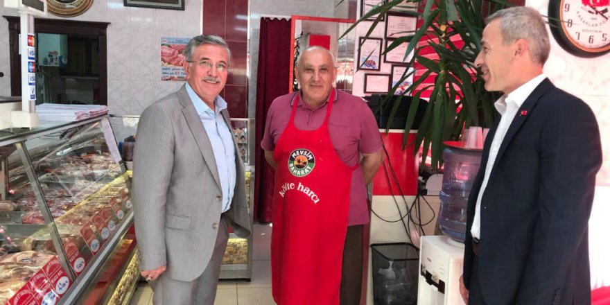Başkan Çetin esnaf ziyaretlerine devam ediyor