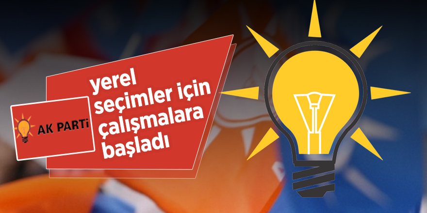 AK Parti'den yerel seçim anketi