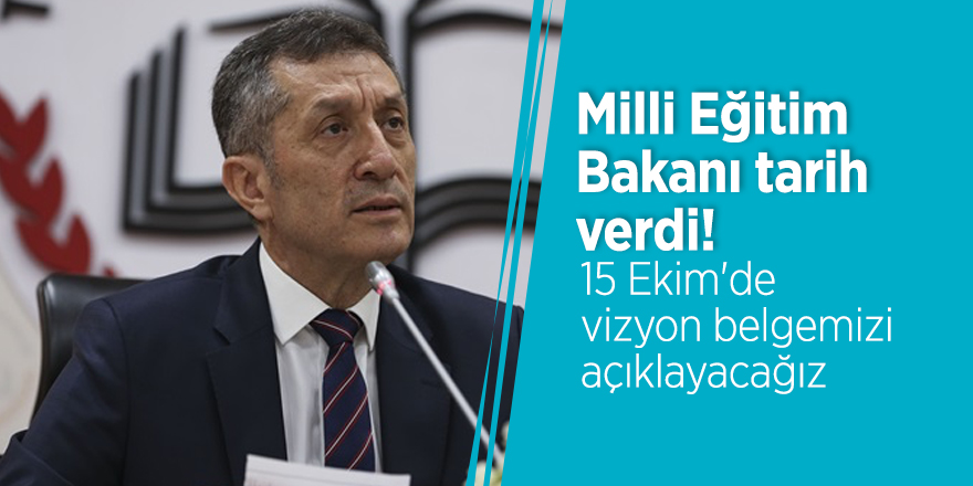 Milli Eğitim Bakanı tarih verdi! Kritik açıklama
