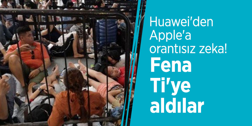 Huawei'den Apple'a orantısız zeka!