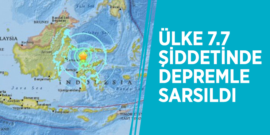 Ülke 7.7 şiddetinde depremle sarsıldı