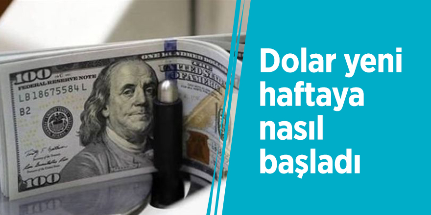 Dolar yeni haftaya yükselişle başladı