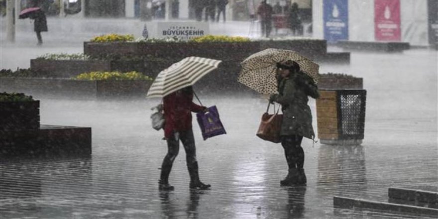 Meteoroloji uyardı: Sıcaklıklar azalacak, Sağanak yağış etkisini sürdürecek