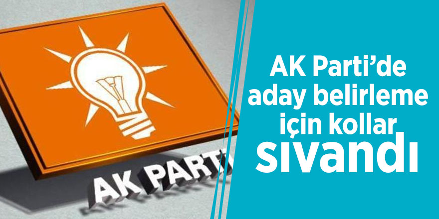 AK Parti’de aday belirleme için kollar sıvandı