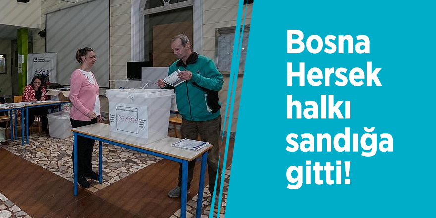 Bosna Hersek halkı sandığa gitti!