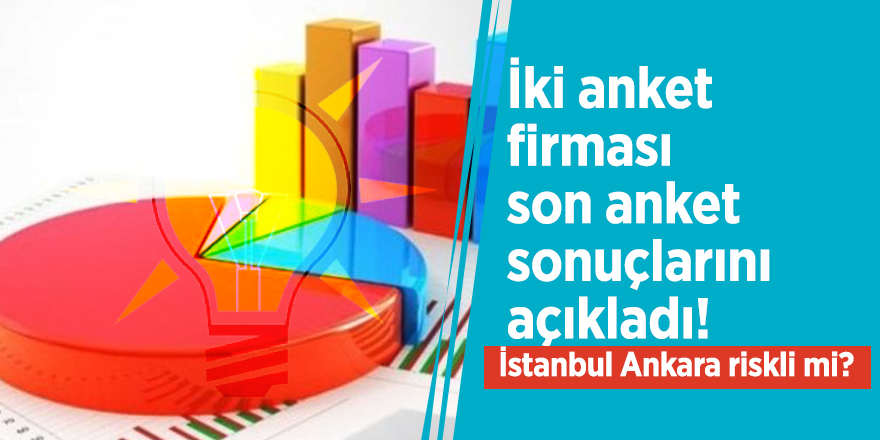 İki anket firması son anket sonuçlarını açıkladı! İstanbul Ankara riskli mi?