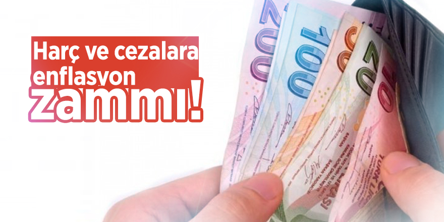 Harç ve cezalara enflasyon zammı!