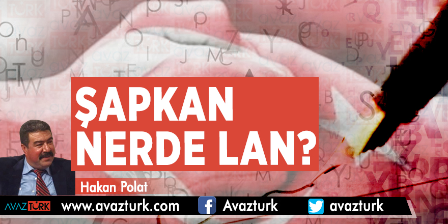 ŞAPKAN NERDE LAN?