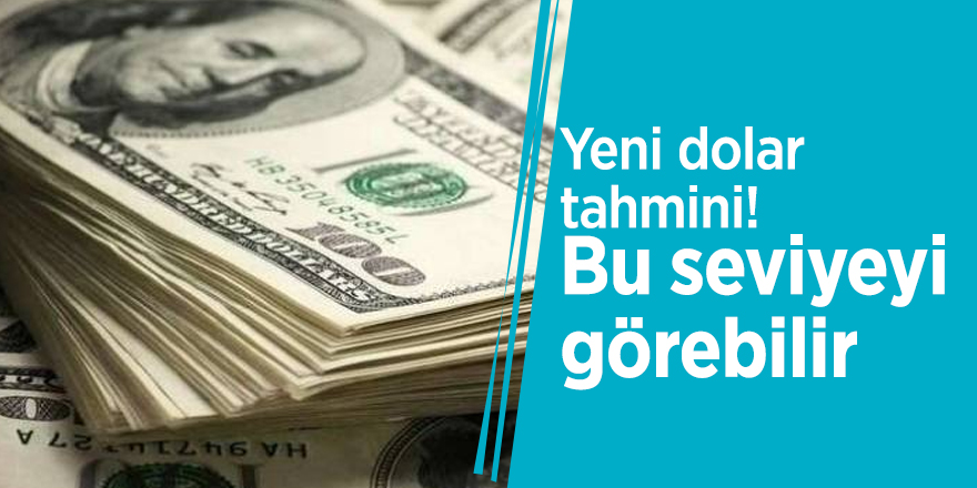 Yeni dolar tahmini! Bu seviyeyi görebilir