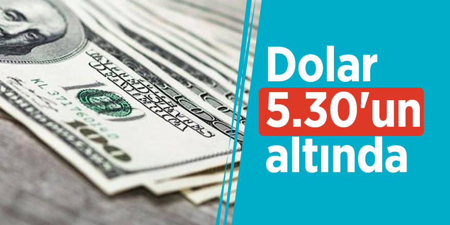 Dolar 5.30'un altında