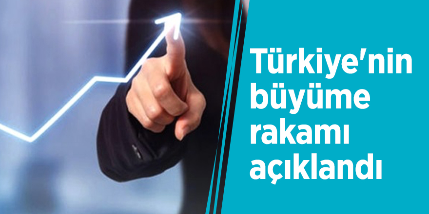 Türkiye'nin büyüme rakamı açıklandı