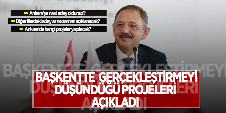 AK Partili Özhaseki'den proje açıklaması! '15 katlı binaya asla izin yok'
