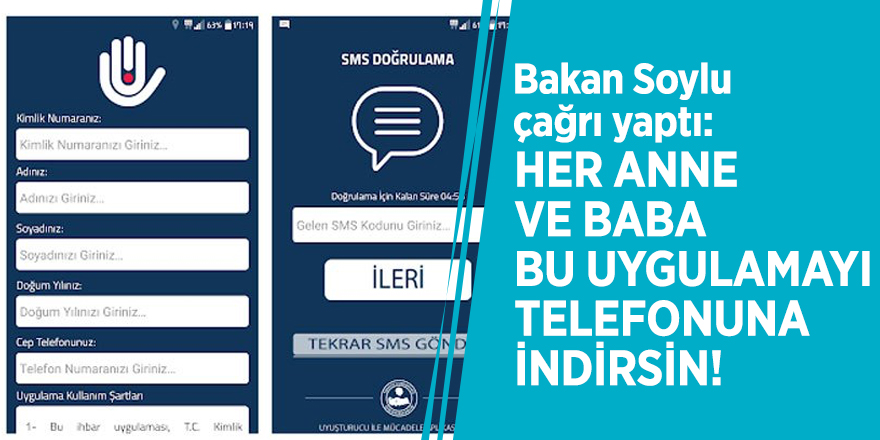 Bakan Soylu çağrı yaptı: Her anne ve baba bu uygulamayı telefonuna indirsin!