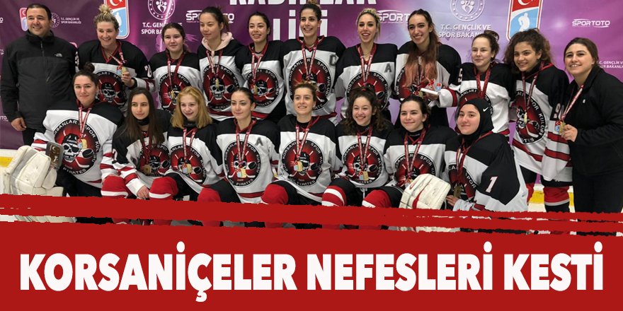 Korsaniçeler nefesleri kesti : Altın golle gelen şampiyonluk yine Buz Korsanlarının oldu