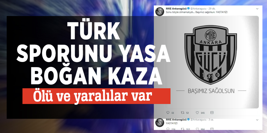 Türk sporunu yasa boğan kaza: Ölü ve yaralılar var