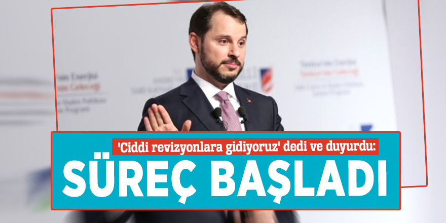 'Ciddi revizyonlara gidiyoruz' dedi ve duyurdu: Süreç başladı