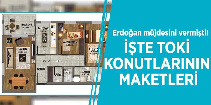 Erdoğan müjdesini vermişti! İşte TOKİ konutlarının maketleri