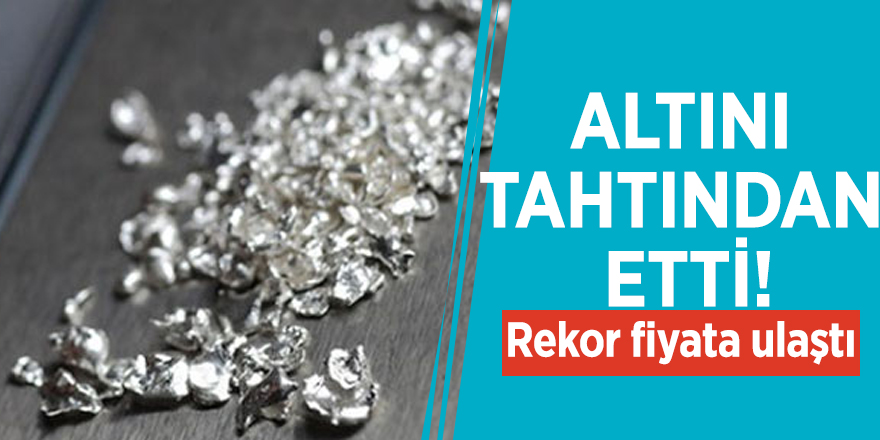 Altını tahtından etti! Rekor fiyata ulaştı