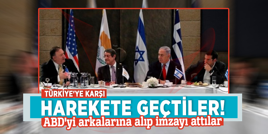 Türkiye'ye karşı harekete geçtiler! ABD'yi arkalarına alıp imzayı attılar