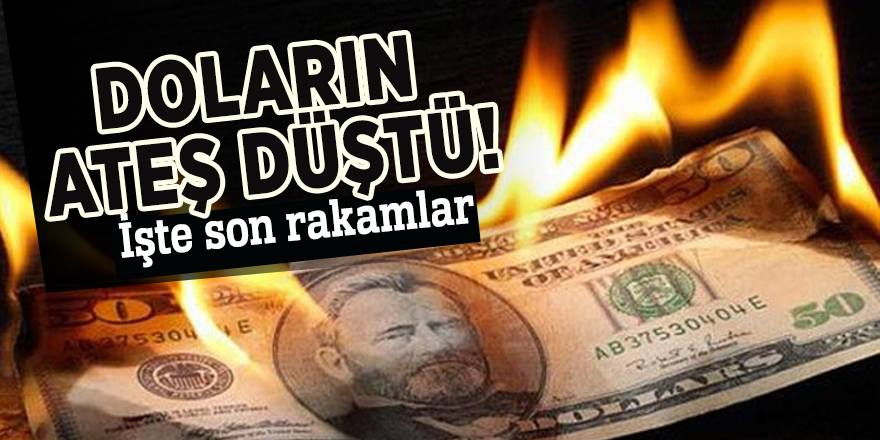 Doların ateş düştü! İşte son rakamlar
